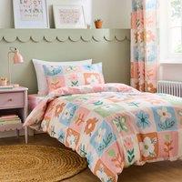 Patchwork Floral Polycotton Duvet Cover & Pillowcase Set
