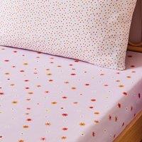Pack of 2 Daisy Ditsy Polycotton Single Fitted Sheets