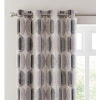Orion Cut Velvet Eyelet Curtains