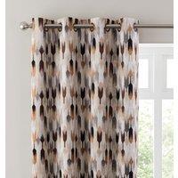 Kelso Cut Velvet Eyelet Curtains