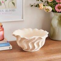 Organic Twist Ceramic Decorative Bowl