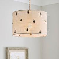 Bee Embroidered Easy Fit Lamp Shade