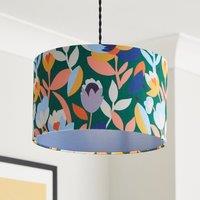Elements Fieldsley Floral Easy Fit Drum Lamp Shade