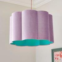 Alex Velvet Easy Fit Drum Lamp Shade