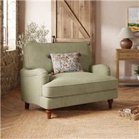 Beatrice II Soft Tonal Chenille Snuggle Chair