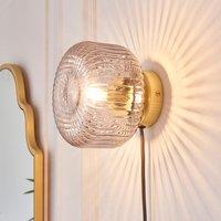 Riley Ribbed Wall Light