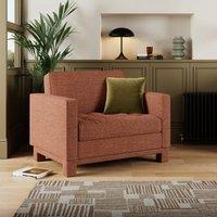 Zoe Fully Upholstered Chenille Snuggle Chair