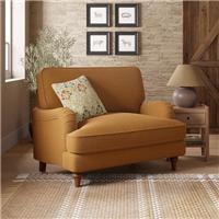 Beatrice II Soft Tonal Chenille Snuggle Chair