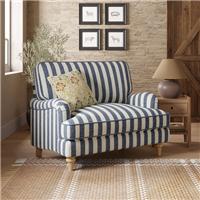 Beatrice II Striped Boucle Snuggle Chair