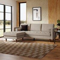 Zoe Casual Sit Multi Yarn Boucle Corner Chaise Sofa