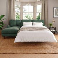 Beatrice II Blended Chenille Corner Storage Sofa Bed