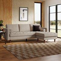 Zoe Casual Sit Multi Yarn Boucle Corner Chaise Sofa