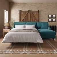 Beatrice II Velvet Corner Storage Sofa Bed