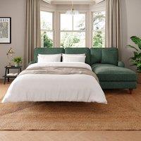 Beatrice II Blended Chenille Corner Storage Sofa Bed