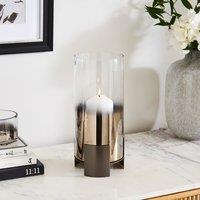 Luxe Glass Hurricane Candle Holder