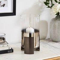 Luxe Glass Hurricane Candle Holder