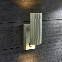 Georgi Ribbed 2 Light PIR Outdoor Wall Light