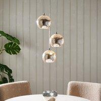 Disco Ball 3 Light Adjustable Cluster Ceiling Light