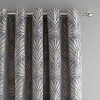 Cassandra Jacquard Blackout Eyelet Curtains