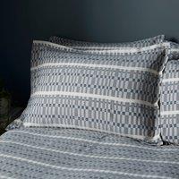 Ash Geometric Cotton Oxford Pillowcase