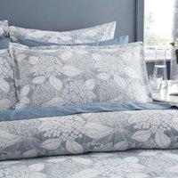 Ripley Hydrangea Jacquard Polycotton Oxford Pillowcase