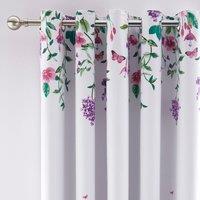 Garden Buddleia Blackout Eyelet Curtains