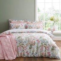 Hummingbird Floral Duvet Cover & Pillowcase Set