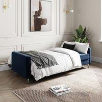 Kendall Quilted Velvet Clic Clac Storage Sofa Bed