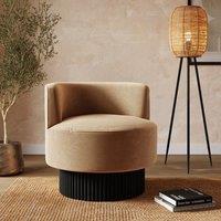 Amari Velvet Fluted Occasional Chair