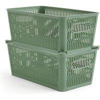 Stacking Kitchen Storage Baskets