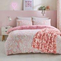 Pink Bows Polycotton Duvet Cover & Pillowcase Set