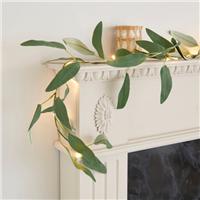 Artificial Olive 30 LED Lit Garland