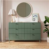 Elsie Wide 6 Drawer Chest