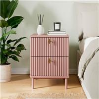 Elsie 2 Drawer Bedside Table
