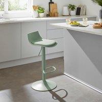 Dallis Height Adjustable Barstool, Fabric