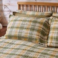 Perry Check Seersucker 100% Cotton Oxford Pillowcase