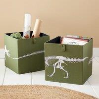 Set of 2 Fossil Forager Foldable Boxes