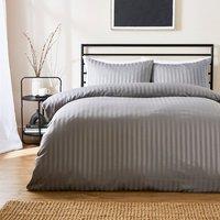 Super Soft Microfibre Stripe Duvet Cover and Pillowcase Set