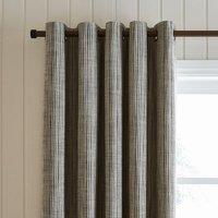 Walker Tonal Stripe Eyelet Curtains