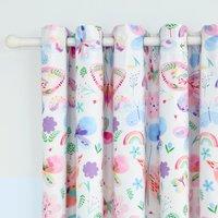 Painted Butterfly Blackout Eyelet Curtains