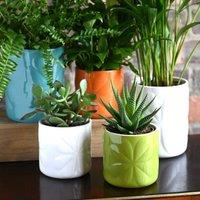 Navigate Carnaby Ceramic Embossed Plant Pot