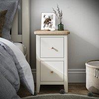 Bromley II 2 Drawer Slim Bedside Table