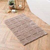 Grid Tufted Bath Mat
