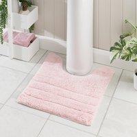 Luxury Cotton Textured Stripe Pedestal Mat