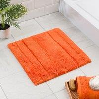 Luxury Cotton Textured Stripe Shower Mat