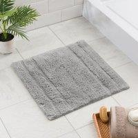 Luxury Cotton Textured Stripe Shower Mat