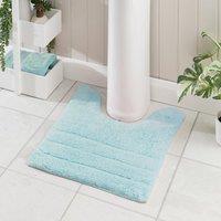 Luxury Cotton Textured Stripe Pedestal Mat