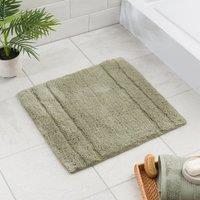 Luxury Cotton Textured Stripe Shower Mat