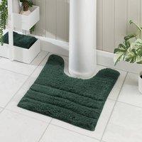 Luxury Cotton Textured Stripe Pedestal Mat