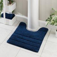 Luxury Cotton Textured Stripe Pedestal Mat